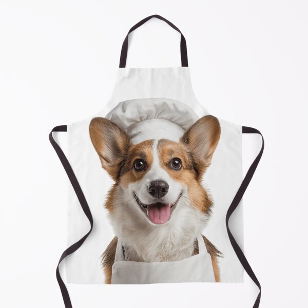 Item preview, Funny Cardigan Welsh Corgi Dog Chef Realistic Animal Cooking Humor Art designed and sold by LazyOwlStore.