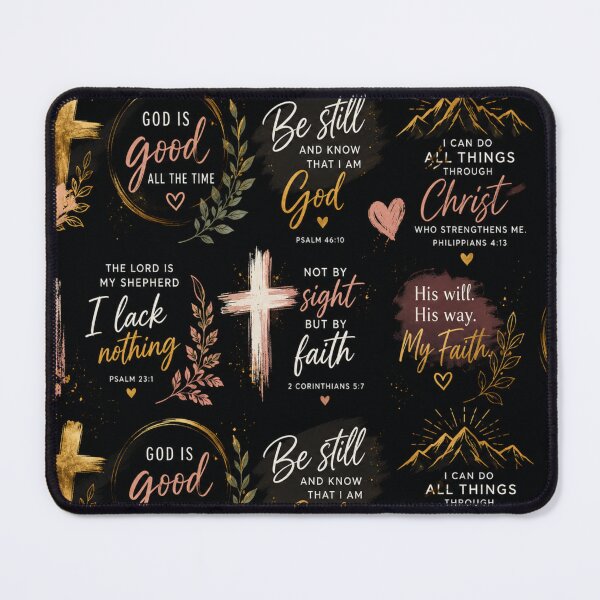 Item preview, Christian Faith Quotes Bundle | Bible Verse Typography | Faith Over Fear | Be Still and Know | Inspirational Scripture Design | Christian Stickers, T-Shirts & Gifts designed and sold by Leefs.