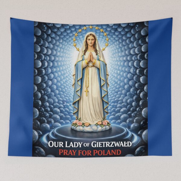 Artikelvorschau, Najświętrza Maria Panna Gieszwaład.Maria Unbefleckte von Gietrzwałd, Erscheinungen der Mutter Gottes entworfen und verkauft von WarriorVision.