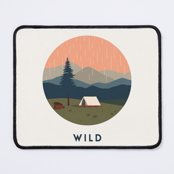 Item preview, Wild – Minimalist Camping Tent Circle Art designed and sold by NeededTees.