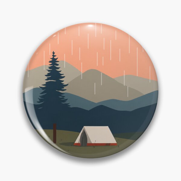 Item preview, Wild – Minimalist Camping Tent Circle Art designed and sold by NeededTees.