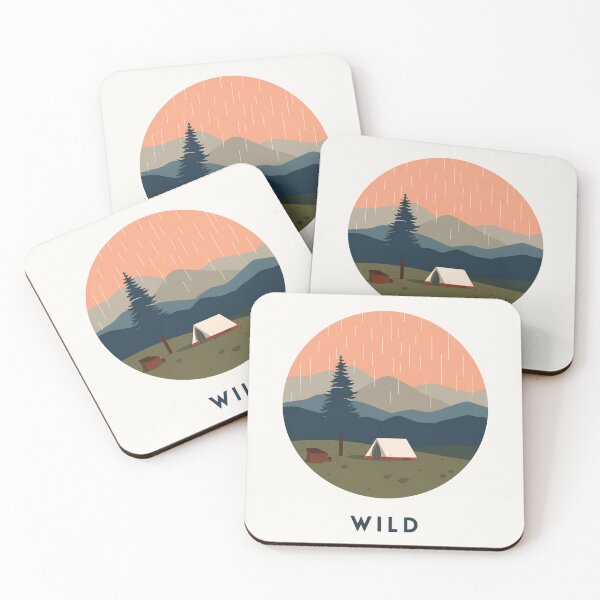 Item preview, Wild – Minimalist Camping Tent Circle Art designed and sold by NeededTees.