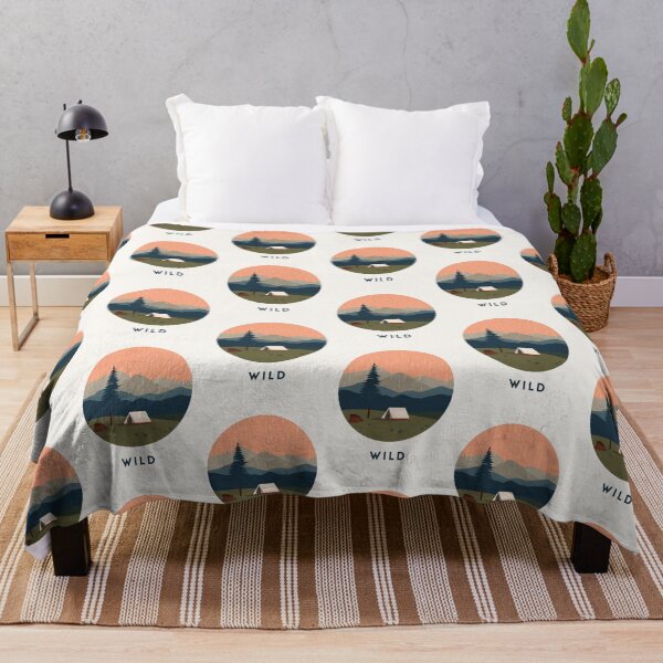 Item preview, Wild – Minimalist Camping Tent Circle Art designed and sold by NeededTees.