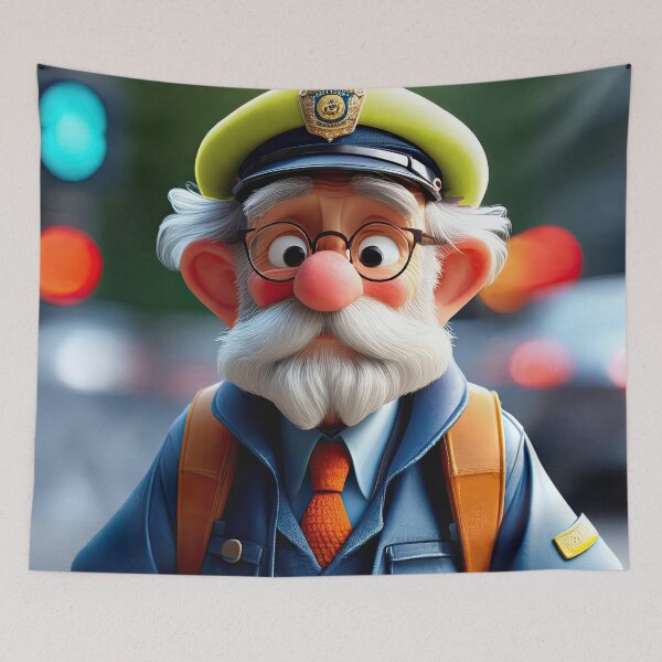 Item preview, Old Fart Traffic Warden  designed and sold by Colin Bentham.
