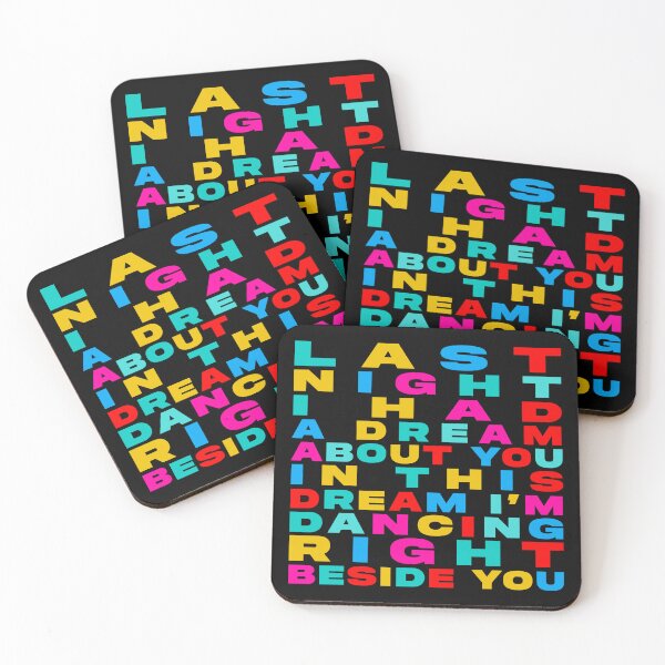 Item preview, Last Night I Had a Dream About You – Dance Music Quote & Festival Typography designed and sold by paulo silveira.