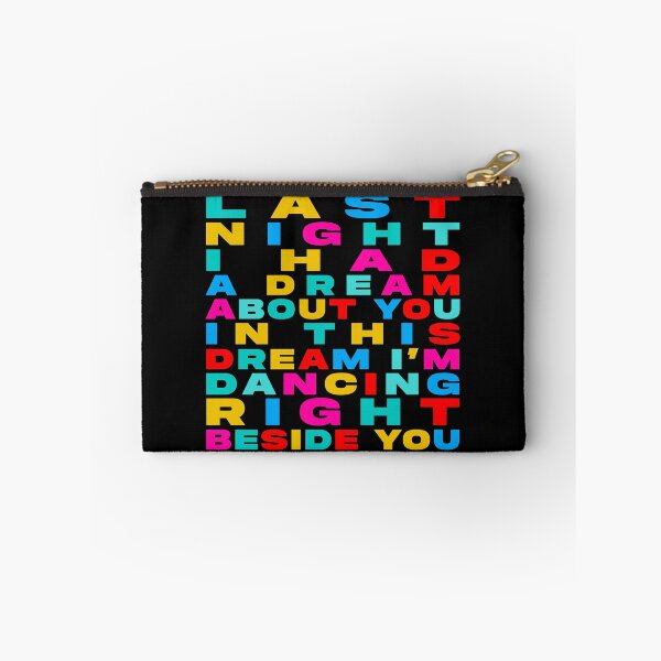 Item preview, Last Night I Had a Dream About You – Dance Music Quote & Festival Typography designed and sold by paulo silveira.