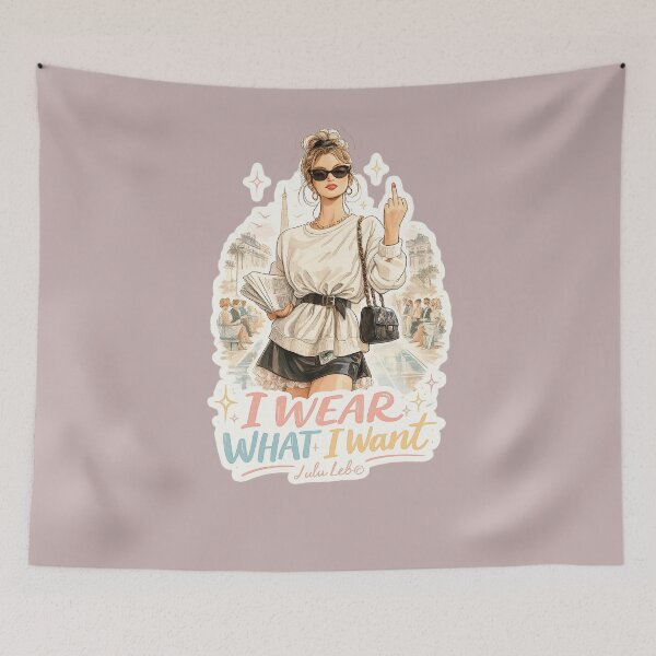 Item preview, I Wear What I Want designed and sold by LuluLeb.
