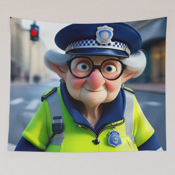 Item preview, Old Fart Traffic Warden  designed and sold by Colin Bentham.