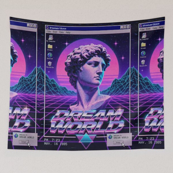 Item preview, 90s Vaporwave - "Dream World" designed and sold by Brazz Official.