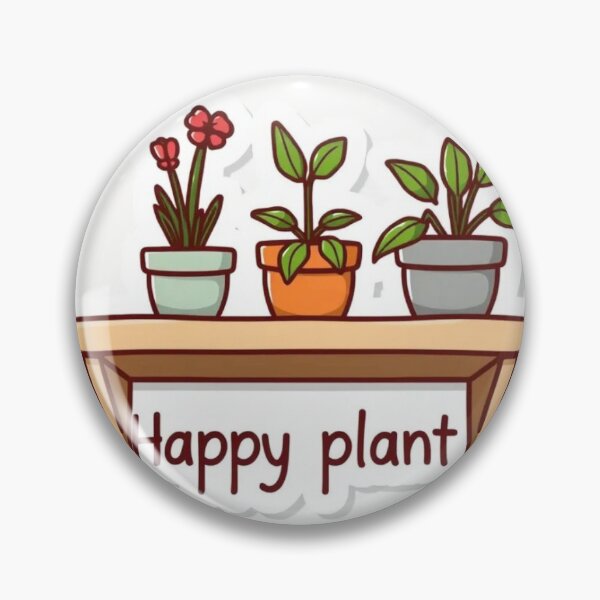 Item preview, Happy Plant Shelf Sticker | Cute Houseplants on Wooden Shelf | Cozy Botanical Plant Lover Aesthetic designed and sold by surbhiArt.