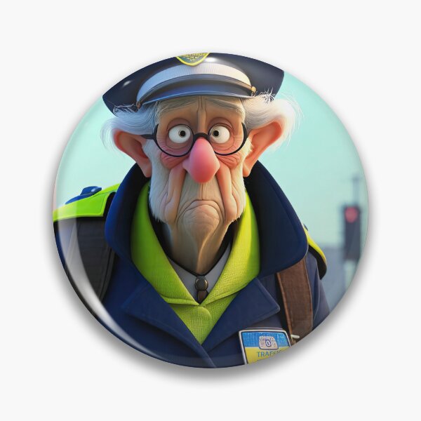 Item preview, Old Fart Traffic Warden  designed and sold by Colin Bentham.