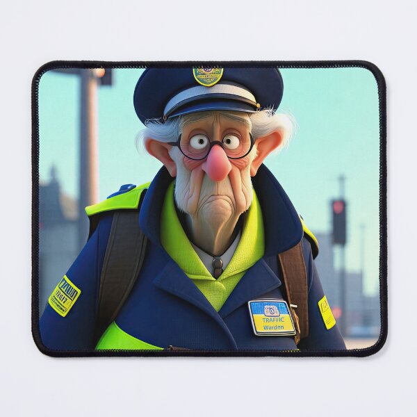 Item preview, Old Fart Traffic Warden designed and sold by Colin Bentham.