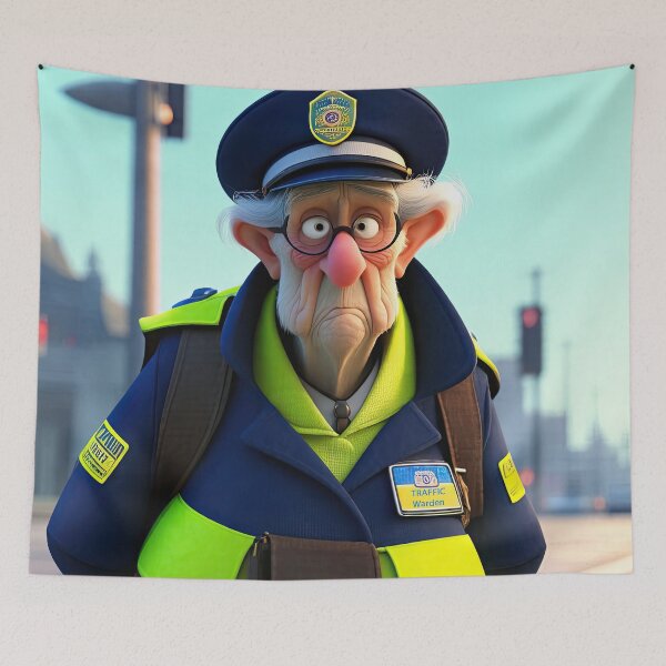 Item preview, Old Fart Traffic Warden  designed and sold by Colin Bentham.