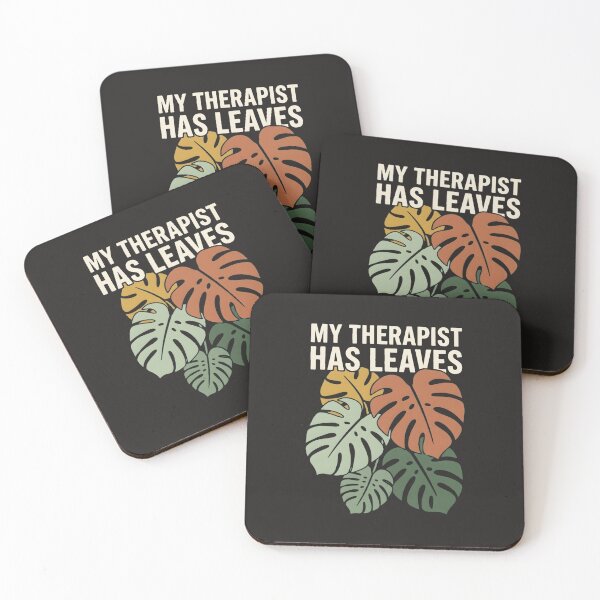 Item preview, My Therapist Has Leaves Monstera Plant Art designed and sold by SplashTastic.