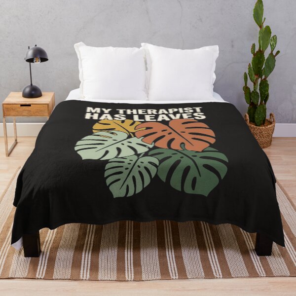 Item preview, My Therapist Has Leaves Monstera Plant Art designed and sold by SplashTastic.