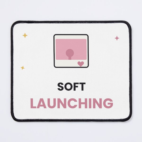 Item preview, Soft Launching Funny Relationship Sticker designed and sold by QuirkyCartel.