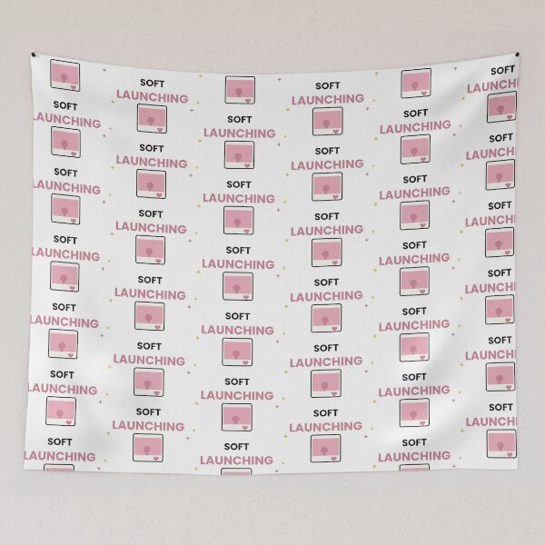 Item preview, Soft Launching Funny Relationship Sticker designed and sold by QuirkyCartel.