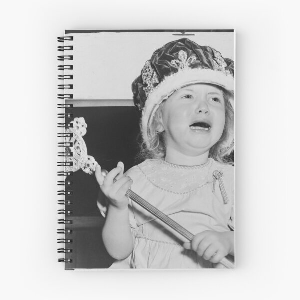 Item preview, Drama queen - princess problems - her majesty pageant and crown beauty queen funny black and white vintage photograph designed and sold by Astrid Arkhangelsky.