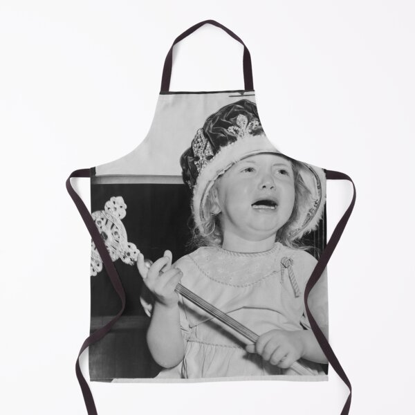 Item preview, Drama queen - princess problems - her majesty pageant and crown beauty queen funny black and white vintage photograph designed and sold by Astrid Arkhangelsky.