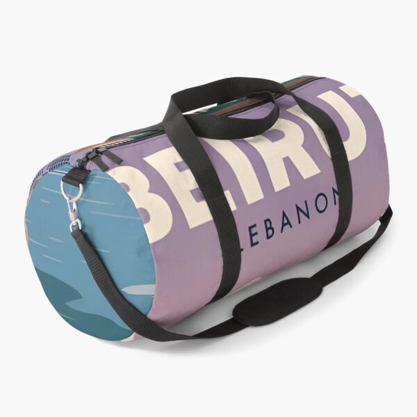 Item preview, Beirut Lebanon Vintage Travel Poster – Coastal City Skyline designed and sold by RueckerZack.