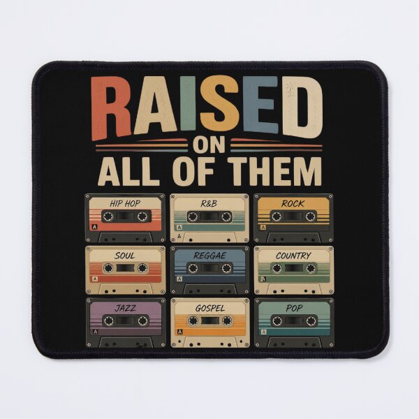 Item preview, Raised On All Of Them Retro Cassette designed and sold by MTDesignLab.