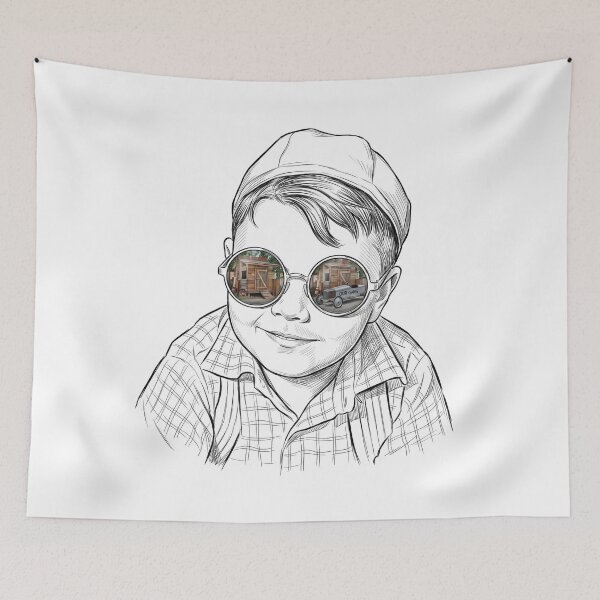 Item preview, Spanky McFarland Our Gang Shades Reflection designed and sold by Bad-Decisions-Designs.