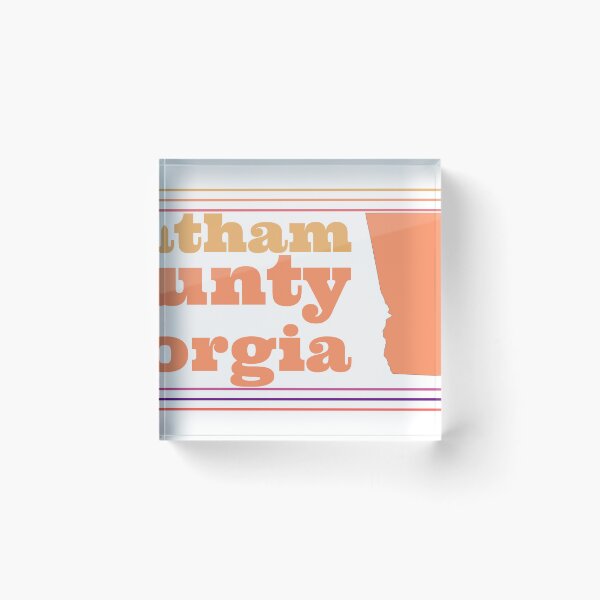 Item preview, Chatham County Georgia Highlighted on State Map designed and sold by TheIconSmith.