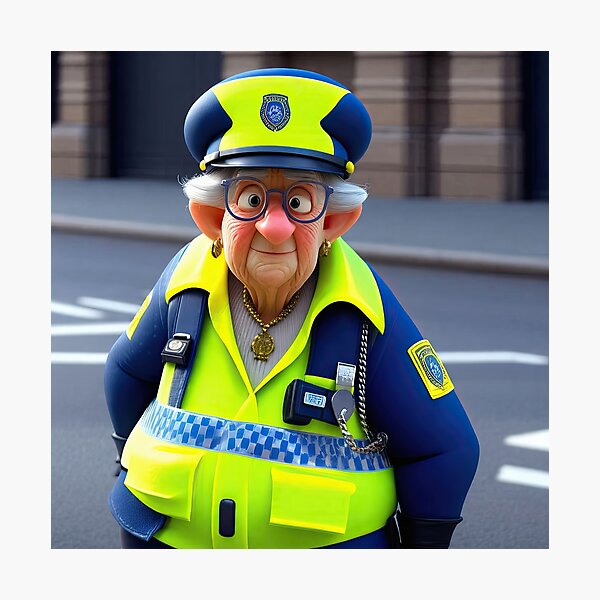 Item preview, Old Fart Traffic Warden  designed and sold by Colin Bentham.