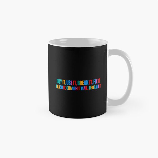 Item preview, Buy It Use It Break It Fix It – Electronic Music Lyrics Inspired Retro Typography designed and sold by paulo silveira.