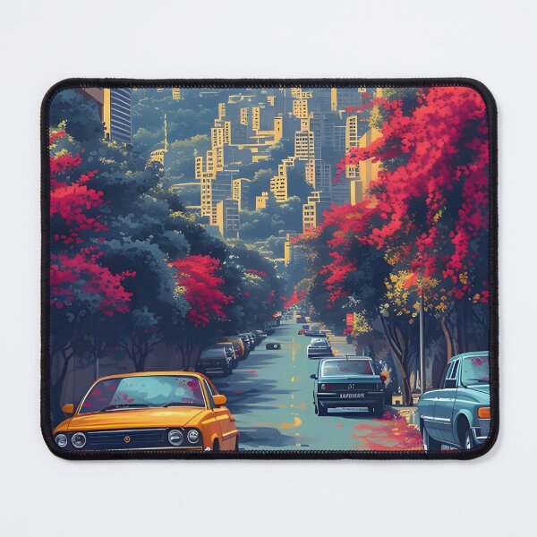 Item preview, Beirut Lebanon Vintage Travel Poster – Colorful City Street and Skyline designed and sold by RueckerZack.