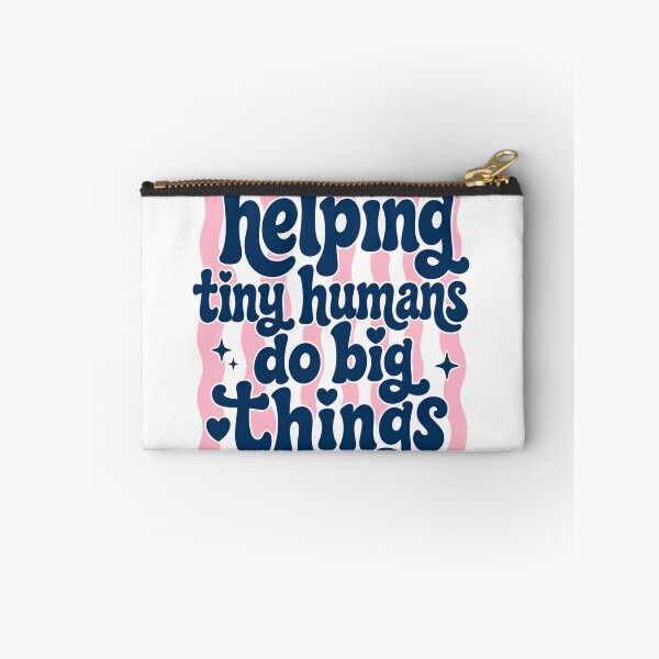 Item preview, Striped Helping Tiny Humans Do Big Things Teacher Educator Back To School designed and sold by VGAfanatic.