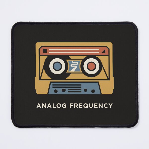 Item preview, Analog Frequency Vintage Cassette Tape Art designed and sold by SplashTastic.