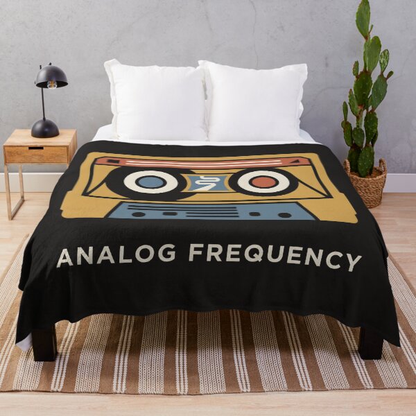 Item preview, Analog Frequency Vintage Cassette Tape Art designed and sold by SplashTastic.