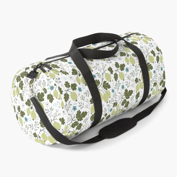 Item preview, Gooseberries and Turquoise Flowers Modern Surface Pattern designed and sold by TackyTime.