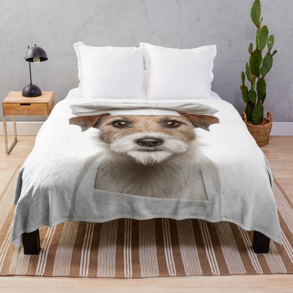 Item preview, Funny Russell Terrier Dog Chef Realistic Animal Cooking Humor Art designed and sold by LazyOwlStore.
