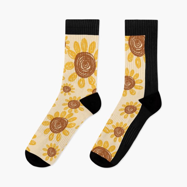 Item preview, Cute Sunflower Pattern | Hand Drawn Floral Seamless Design | Cottagecore Summer Aesthetic designed and sold by NOUURRRR.