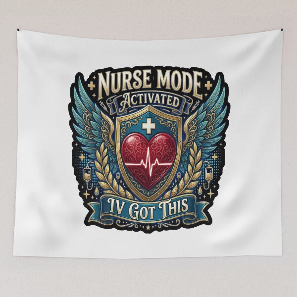 Item preview, Nurse Mode Activated IV Got This Sticker | Registered Nurse RN Gift | ICU ER NICU Medical Nurse Shirt | Nursing Graduation Design designed and sold by A-T-H.