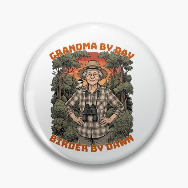 Item preview, Grandma By Day Birder By Dawn Funny Grandma Bird Watching designed and sold by Neurospicy Trolls.