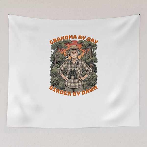 Item preview, Grandma By Day Birder By Dawn Funny Grandma Bird Watching designed and sold by Neurospicy Trolls.