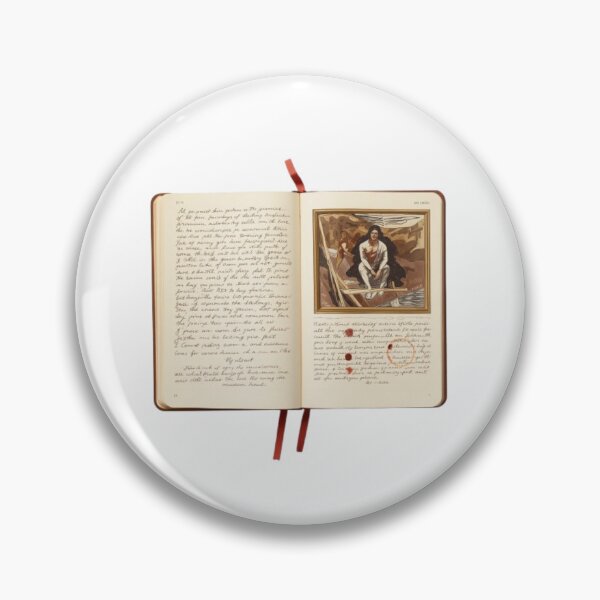 Item preview, Vintage Open Journal Handwritten Diary Classical Sketch Art designed and sold by ByKayaPrints.