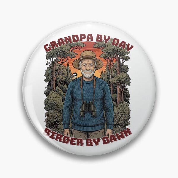 Item preview, Grandpa By Day Birder By Dawn Funny Grandpa Bird Watching designed and sold by Neurospicy Trolls.
