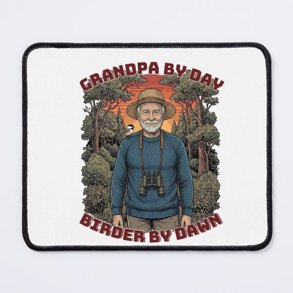 Item preview, Grandpa By Day Birder By Dawn Funny Grandpa Bird Watching designed and sold by Neurospicy Trolls.