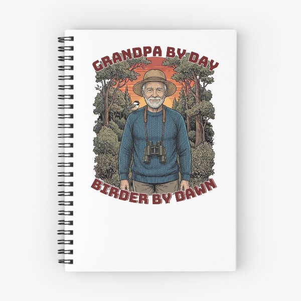 Item preview, Grandpa By Day Birder By Dawn Funny Grandpa Bird Watching designed and sold by Neurospicy Trolls.
