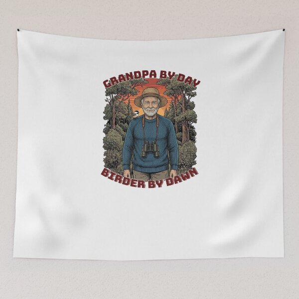 Item preview, Grandpa By Day Birder By Dawn Funny Grandpa Bird Watching designed and sold by Neurospicy Trolls.