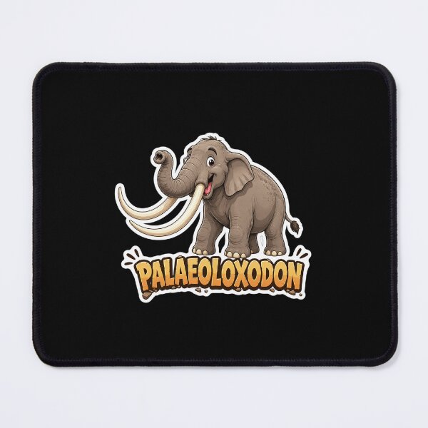 Item preview, Cute Palaeoloxodon Cartoon Sticker – Prehistoric Elephant designed and sold by EuropeanPrints.