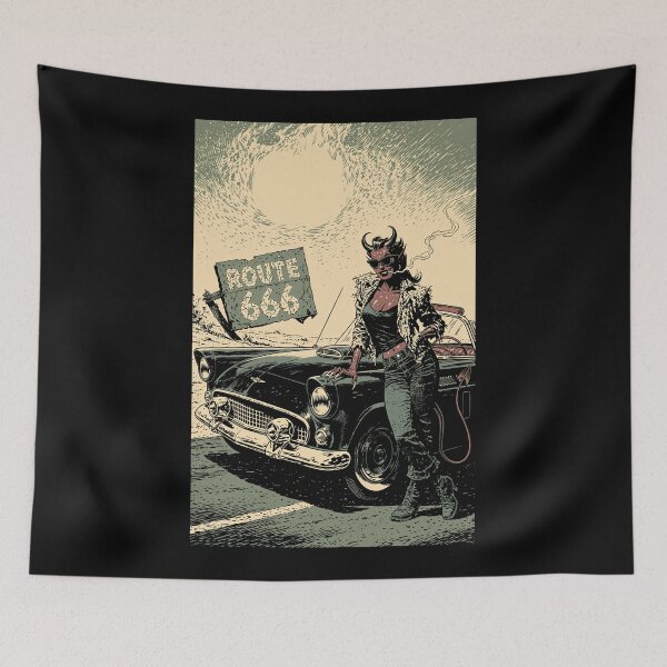 Item preview, Route 666 Art designed and sold by Sketch-Shack.