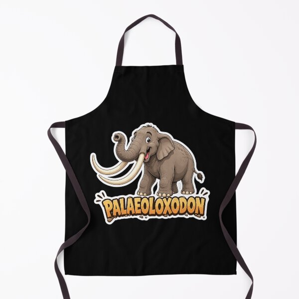 Item preview, Cute Palaeoloxodon Cartoon Sticker – Prehistoric Elephant designed and sold by EuropeanPrints.