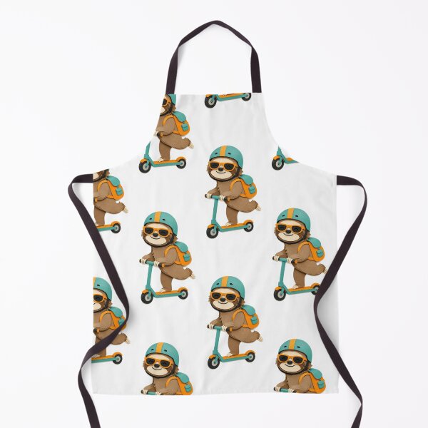Item preview, Cute Sloth Riding a Scooter designed and sold by Snurly.