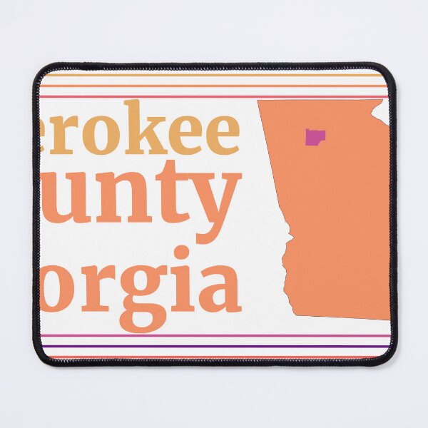 Item preview, Cherokee County Georgia Highlighted on State Map designed and sold by TheIconSmith.