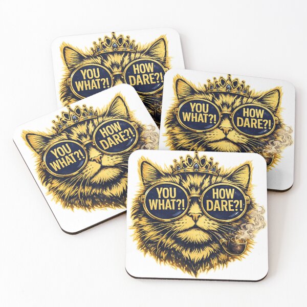 Item preview, Funny Royal Cat – You What?! How Dare?!  designed and sold by Mahmoud Salah.